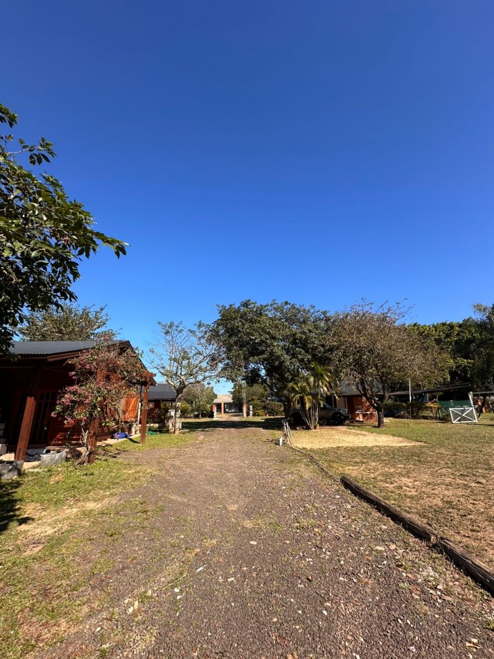 CABAÑA EN VENTA AMOBLADA 