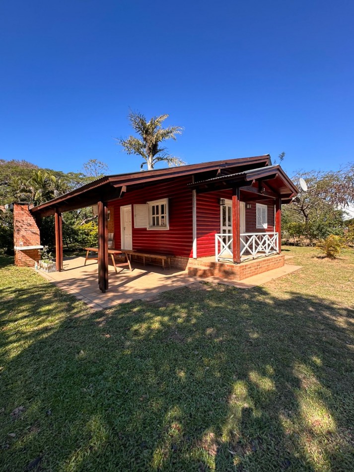 CABAÑA EN VENTA AMOBLADA 